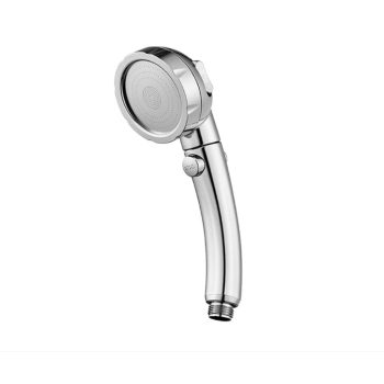   Nagynyomású Víztakarékos Kézi Zuhanyfej, Start/Stop gombbal