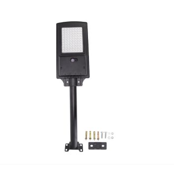   Napelemes lámpa mozgásérzékelővel, 144 LED, 49x6,5x12,5cm