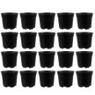 Műanyag ültető cserép virágokhoz, 20 db-os készlet