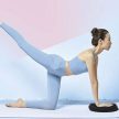Rehabilitációs egyensúlyozó fitness párna, fekete, 34 cm-es átmérővel