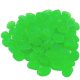 100 darabos készlet fluoreszkáló dekoratív kövekből, zöld színű