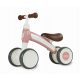 Futóbicikli dupla stabil kerekekkel - rózsaszín