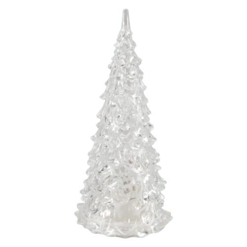 12 LED-es asztali dísz, fenyőfa, 12cm