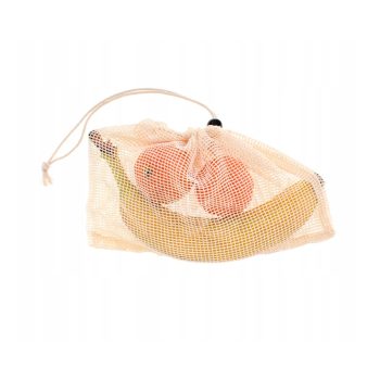   TÖBBFUNKCIÓS ÖKO ZÖLDSÉG-GYÜMÖLCS BEVÁSÁRLÓ TASAK ZERO WASTE HÁLÓ 25X17cm