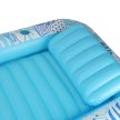 Felfújható úszómatrac, napozóágy párnával, 175 cm, kék