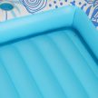 Felfújható úszómatrac, napozóágy párnával, 175 cm, kék