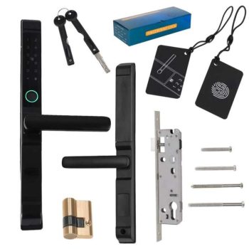   Elektronikus ajtózár ujjlenyomat olvasóval, okoskilincs, WiFi és Bluetooth kapcsolat