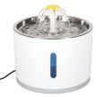 automata LED itató, Kutya- és macskaitató szökőkút 2,4 l, tisztítószűrővel