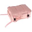 Rózsaszín, 3 rekeszes utazó hátizsák kompressziós pántokkal, 45x30x12 cm