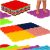 8 darabos színes Szenzoros szőnyeg, ortopédiai szőnyeg kirakós formában