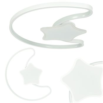   LED mennyezeti lámpa gyerekszobába, szabályozható fényerővel + távirányítóval