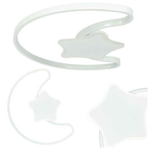 LED mennyezeti lámpa gyerekszobába, szabályozható fényerővel + távirányítóval