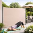 terasz napellenző kihúzható szúnyoghálóval 180 x 400 cm - bézs