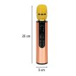 vezeték nélküli karaoke mikrofon gyerekeknek Bluetooth, 2000mAh, SD kártya, USB  - arany