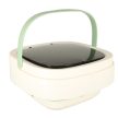 Mini hordozható mosógép, összecsukható, műanyag,  12L, zöld