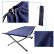  XXL összecsukható kempingágy   190,5 cm x 70,5 cm - kék 150kg teherbírás