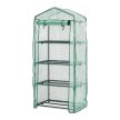 Kerti üvegház 4 polccal, 69x49x160 cm