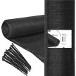 Árnyékoló háló, 95%-os, fekete 1,5x50 m