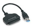 Merevlemez- adapterkábel, kábeltech adapter USB 3.0 SATA - 0,16m