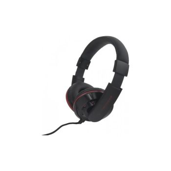 Audió fejhallgató, fekete