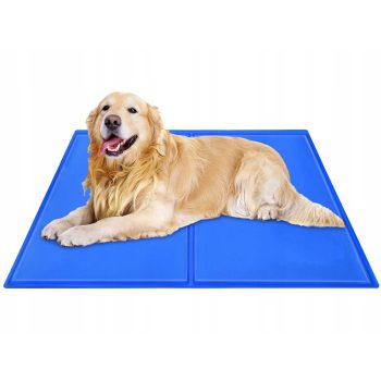 Kisállat hűtőmatrac, 40cm x 50cm, Kék