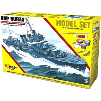  ORP Burza Lengyel hadihajó, 1:400 méretarányú