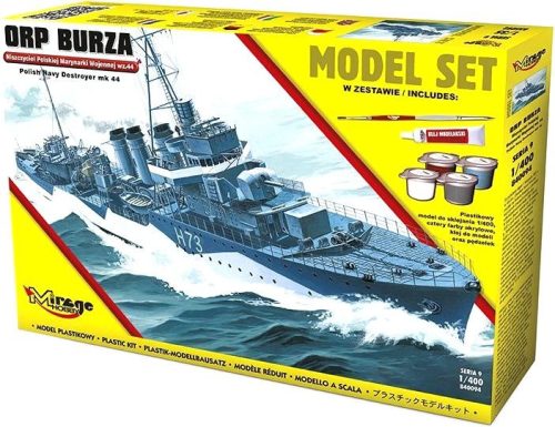  ORP Burza Lengyel hadihajó, 1:400 méretarányú