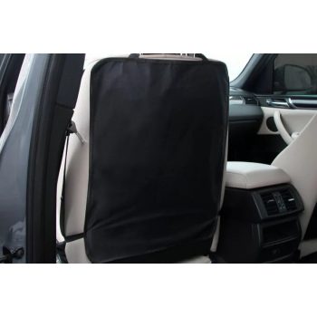 Univerzális háttámlavédő huzat,  autóba, fekete