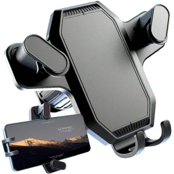 Stabil autós telefontartó, fekete