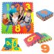  Habszőnyeg puzzle, sokszínű, 9 db-os