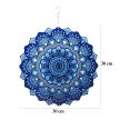 Függő forgó szélfogó dísz 30 cm-es 3D mandala minta