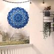 Függő forgó szélfogó dísz 30 cm-es 3D mandala minta