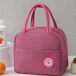 Nagyméretű hőszigetelt ételtároló táska 23 x 21 x 13 cm, rózsaszín