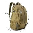 Katonai hátizsák, 30 L, csípőövvel, vízálló anyagból, 50x21x37 cm