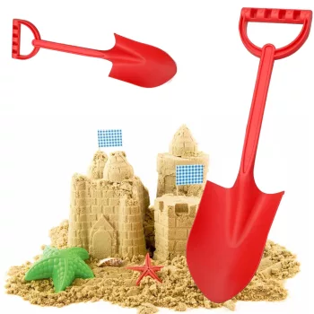 Piros színű homokozó lapát gyerekeknek 64 cm