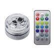 Vízálló RGB LED lámpa távirányítóval, 13 különböző szín