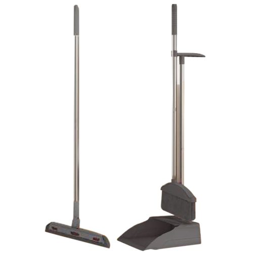 Seprű lapát szett 3in1, szürke