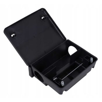   Nagyméretű rágcsálócsapda, egér és patkányfogó, fekete, 22x18x9.5 cm   