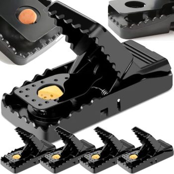   Rágcsálócsapda, műanyag egér és patkány fogó 4db/ készlet