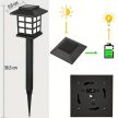 Napelemes kerti lámpa, LED, 2 darab