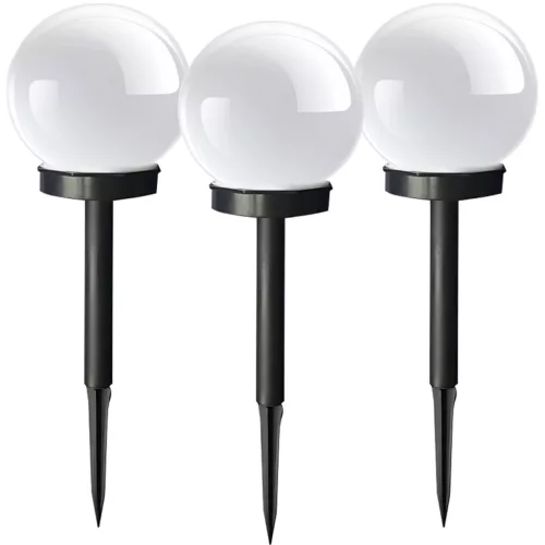 Kültéri solar led lámpa  3db/csomag 25,5 x 10 cm, 