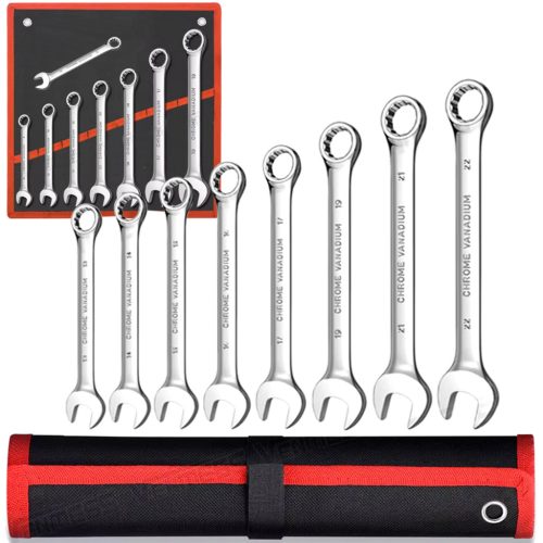 8 db-os kombinált kulcskészlet, 8-22-mm