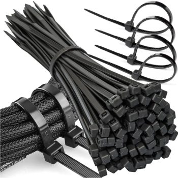  Fekete színű kábel kötegelő 2,5x100mm 100 DB