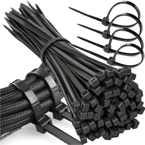  Fekete színű kábel kötegelő 2,5x100mm 100 DB