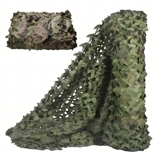 Nagyméretű terepszínű háló,  álcaháló, 3x4 m