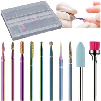   Körömcsiszoló fej szett gyémántból és kerámiából 10db/szett