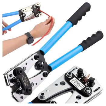 Krimpelő fogó, 6 - 50 mm működési tartomány