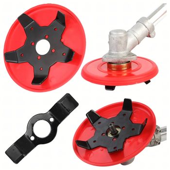   5 pengés bozótvágó penge fűkaszához, 25 x 12 x 2 és 0,4 cm