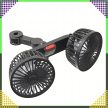 Dupla fejes forgó autóventilátor, USB, 12V/24V