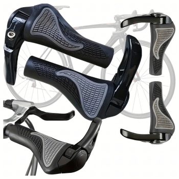 Csúszásmentes kormánymarkolat biciklire, szarvakkal, 2 db